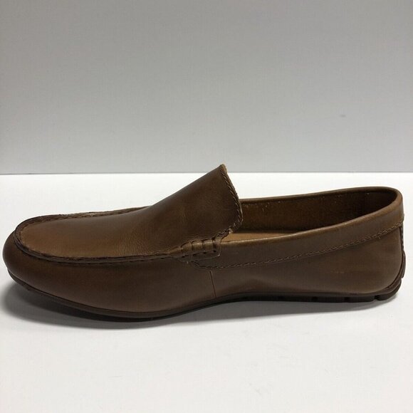 Born Men’s Allan, Brown Leather Slip-On Shoes, Size 9.5M main image 4